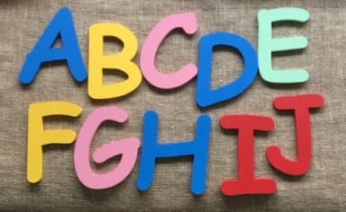ALFABETO Letras Decorativas De Parede