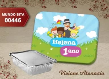 Adesivo Marmitinha Mundo Bita - 00446