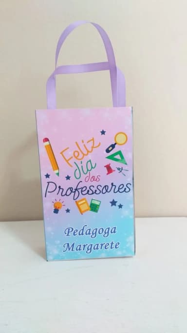 Sacolinhas Personalizadas Dia dos professores para Lembrancinhas
