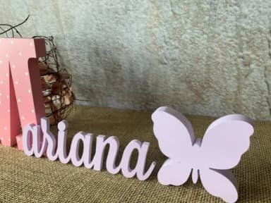 Jardim Encantado - Nomes Personalizados + Borboleta