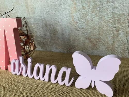 Jardim Encantado - Nomes Personalizados + Borboleta