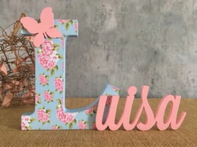 Jardim Encantado - Nomes Personalizados - Tecido