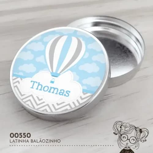 Latinha Adesivada Balão - 00550