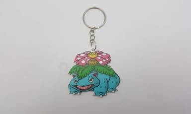 Chaveiro Pokémon Venusaur em Acrílico Uv