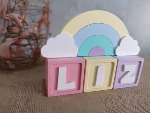 CANDY COLORS - Cubos 6x6cm TS + ARCO ÍRIS.