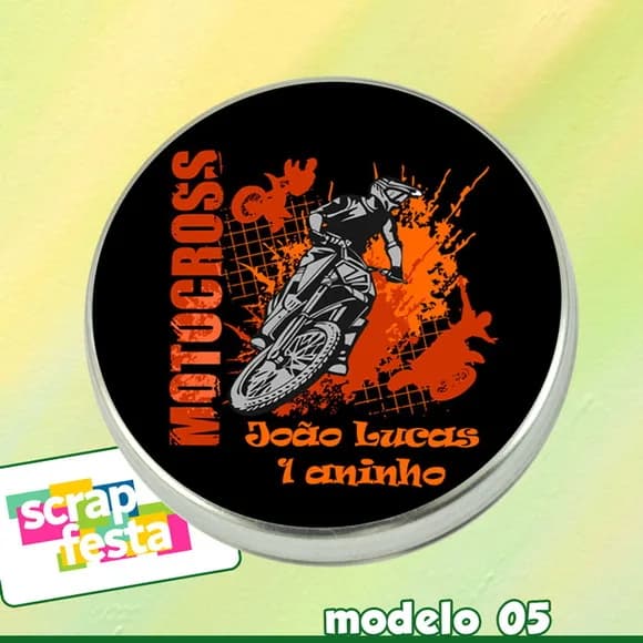 Latinhas Lembrancinhas 5x1 Motos