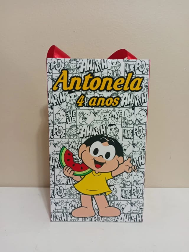 Sacolinhas Personalizadas Magali para Lembrancinhas