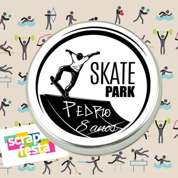 Latinhas Personalizadas Festa Skate