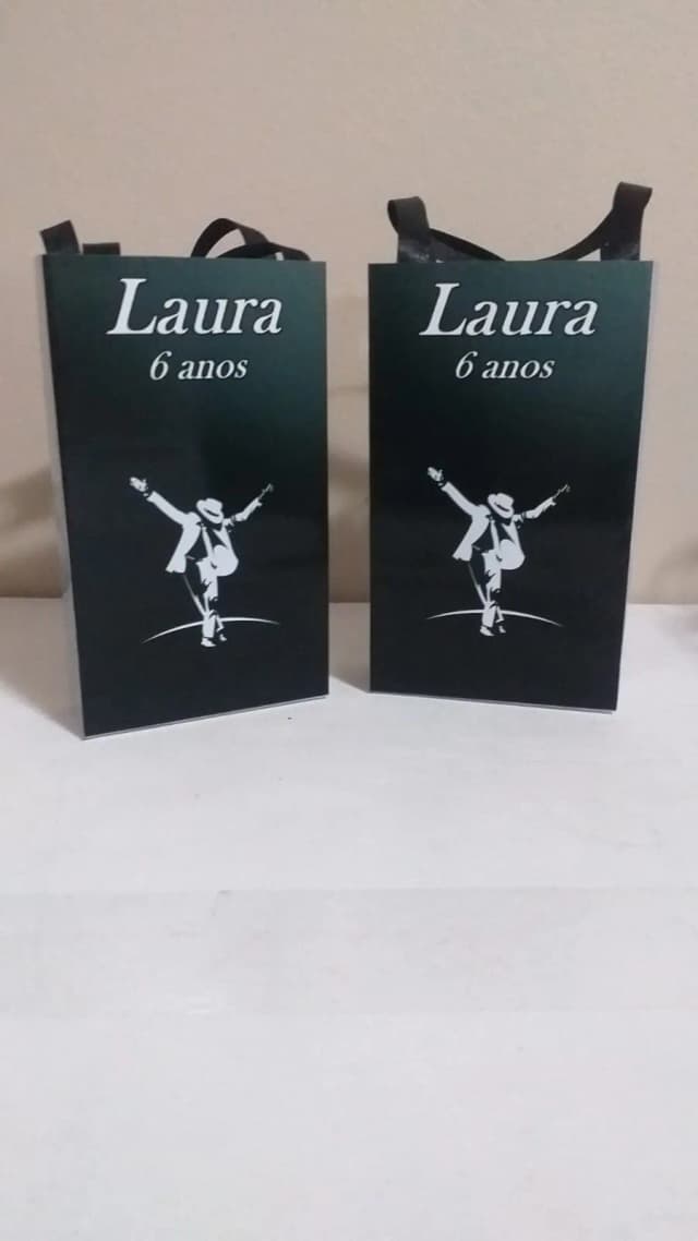 Sacolinhas Personalizadas Michael Jackson para Lembrancinhas