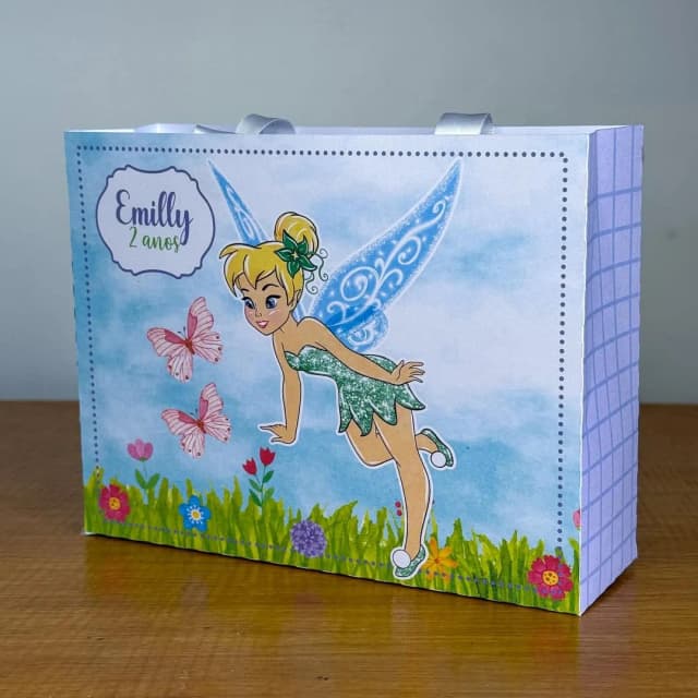 PEGUE E MONTE - Sacolinhas Personalizadas SININHO TINKER BELL - Decoração de Festa | Lembrancinhas | Aniversário | Personalizados