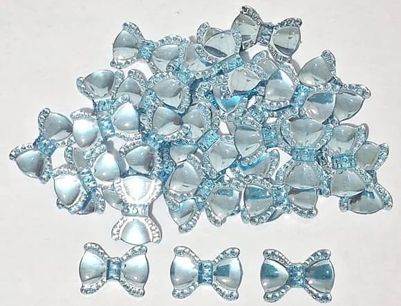 Chaton Lacinho Azul Claro -50 Unidades