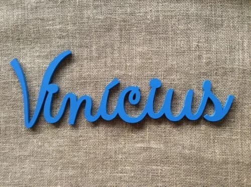 Letras Decorativas Nomes de Parede