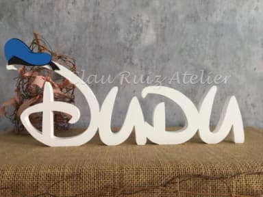 PATO DONALD Letras Decorativas Disney