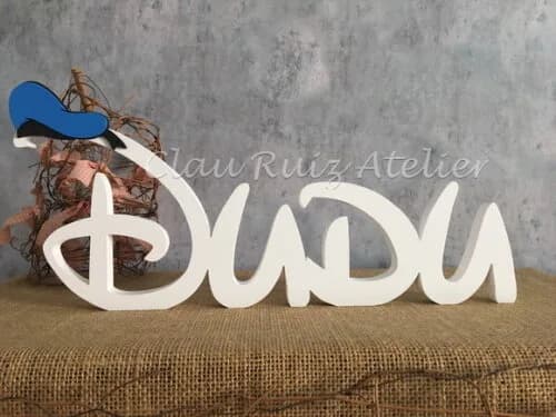 PATO DONALD Letras Decorativas Disney