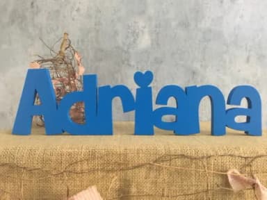 Letras de MDF -Nomes Linha CH