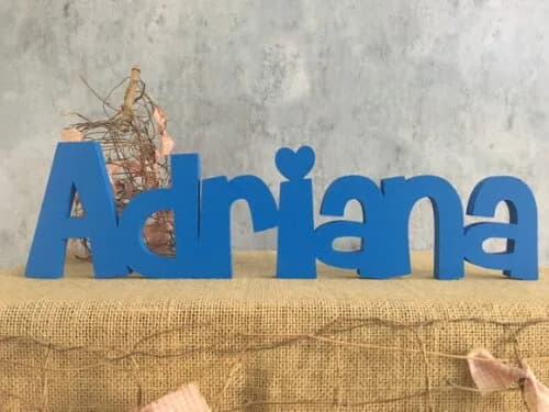 Letras de MDF -Nomes Linha CH