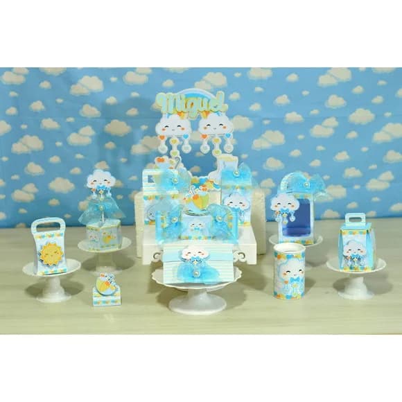 Kit 60 Lembrancinhas Chuva de Amor