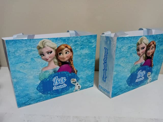 Sacolinhas Personalizadas Frozen para Lembrancinhas