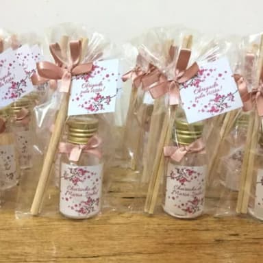 Lembrancinha Aromatizador Maternidade Flor de Cerejeira Rose