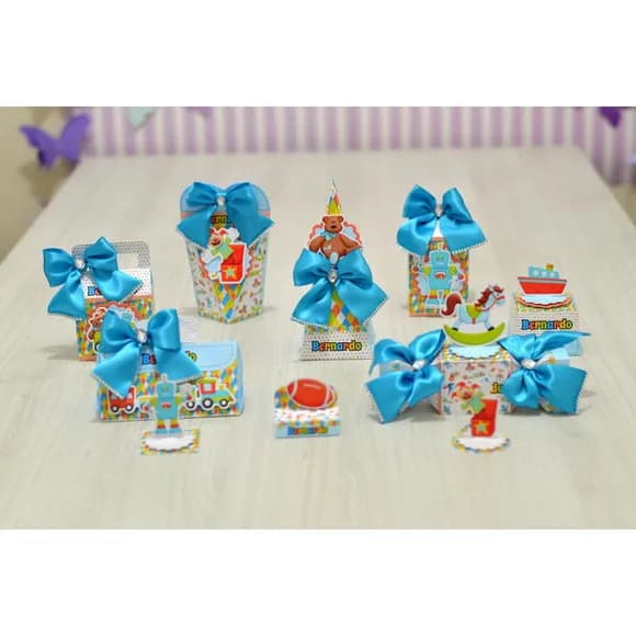 Kit 60 Lembrancinhas Brinquedos Menino