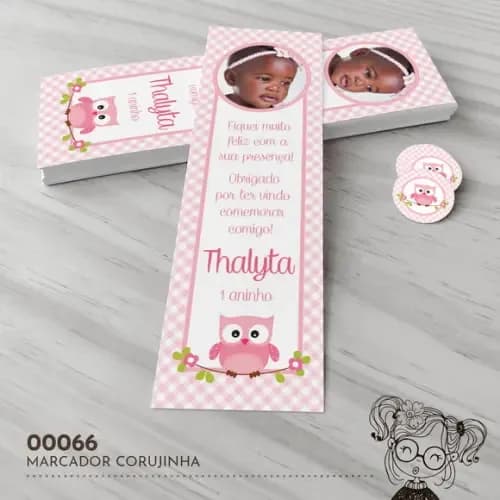 Marcador de Livro Corujinha - 00066