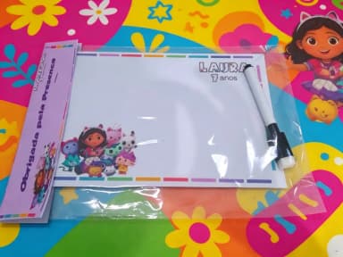 Lousa Magica Infantil Personalizada Casa Magica da Gabby