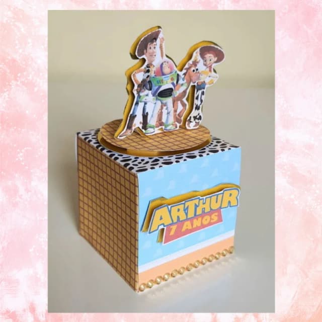 Caixa cubo Toy story