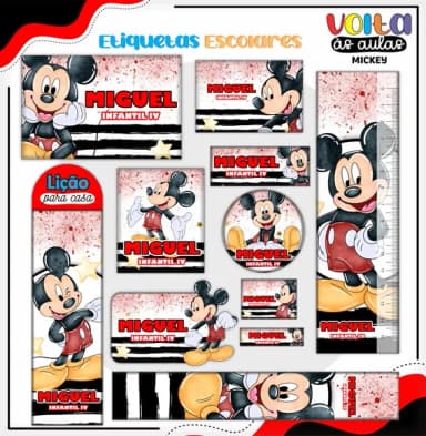 60 Etiquetas Escolares