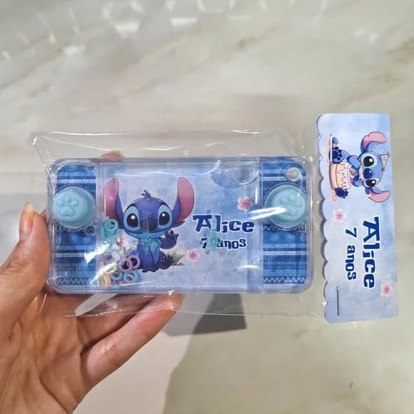 Mini Aquaplay Personalizado na Lapela - Stitch