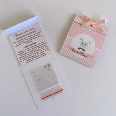 Lembrança Chá de bebê Sachê Sementinha Ovelhinha