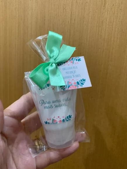 Lembrança Creme Hidratante Aniversário