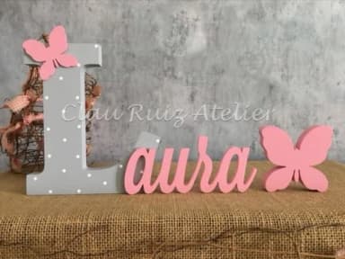 Jardim Encantado - Nomes Personalizados + Borboleta