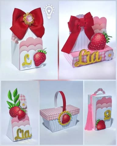 Kit 60 Lembrancinhas Frutinhas