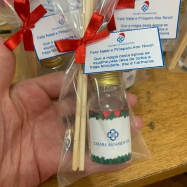 Brinde Corporativo Mini Aromatizador com Logo Natal