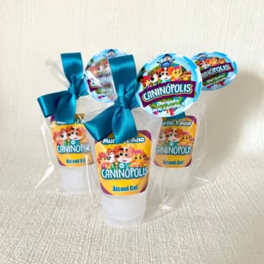 Álcool gel 70% Lembrancinha Aniversário Caninópolis