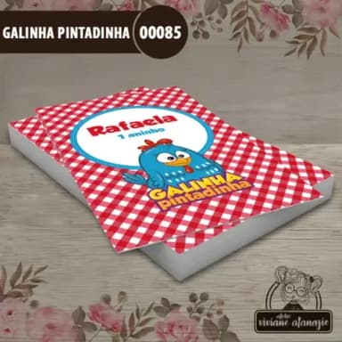 Adesivo Tubete Galinha Pintadinha - 00085