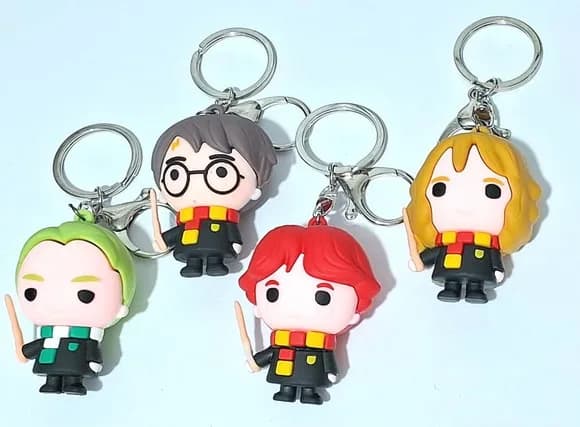 Chaveiro Harry Potter 5,5cm Pacotes com 2 Unidades