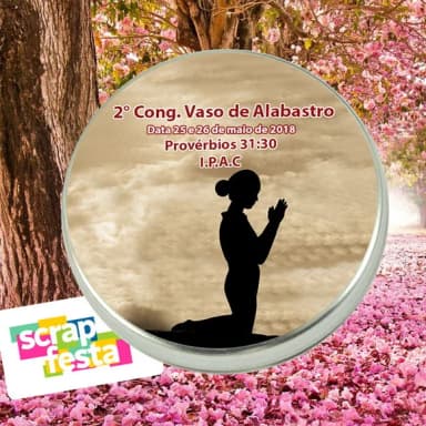 Latinhas Personalizadas Festa Igreja