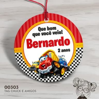 Tag Redonda Chuck e Amigos - 00303