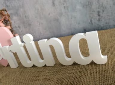 Letras Decorativas - Nomes - Coração