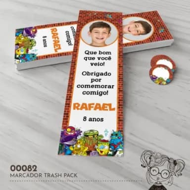 Marcador de Livro Trash Pack - 00082