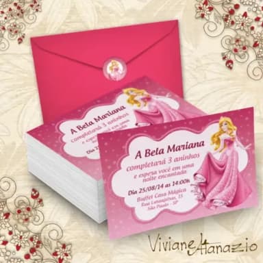 Convite Bela Adormecida - 00157