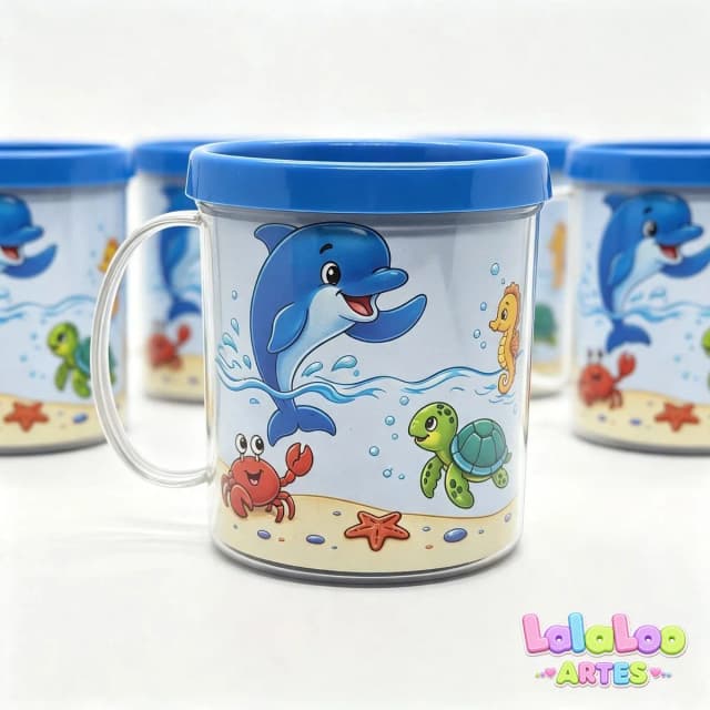 Caneca Fundo do Mar Personalizada