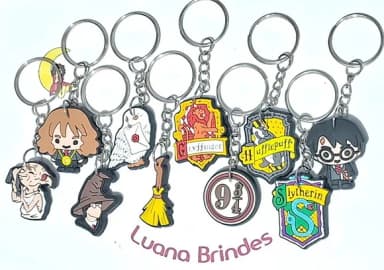 Chaveiro Harry Potter Emborrachando Pacote com 10 Unidades