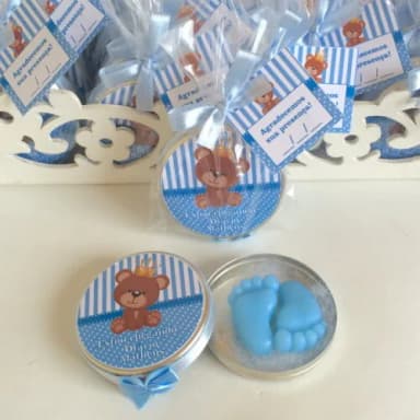 Lembrancinha Chá de Bebê Ursinho Rei