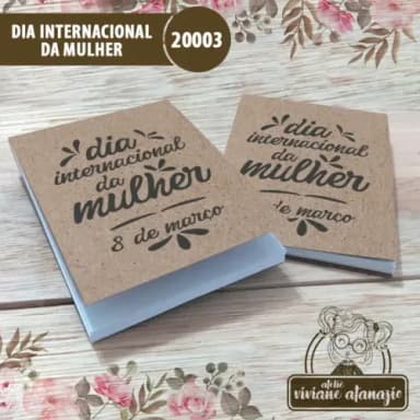 Bloquinho de Anotações Dia Internacional da Mulher - 20003