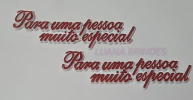 Aplique Para uma Pessoa Muito Especial 8cm 5 Unidades