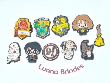 Aplique Harry Potter Emborrachando Pacote com 10 Unidades