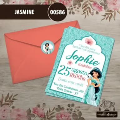 Convite Jasmine - 00586