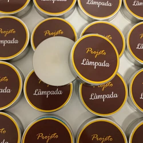 Brinde empresarial vela aromática